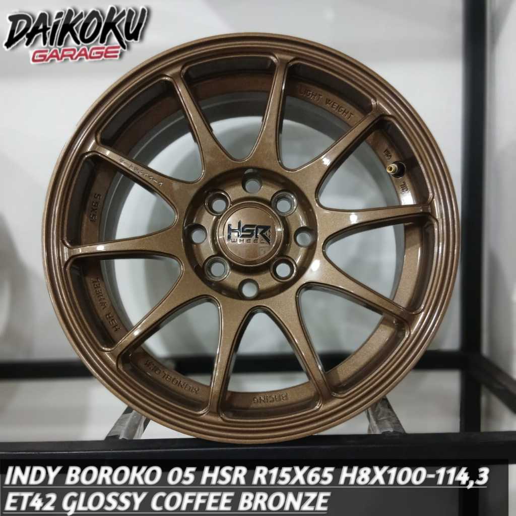 Velg | Pelang Racing Mobil 4 Pcs Ring 15 HSR Indy r15 BRONZE Gratis Ongkir