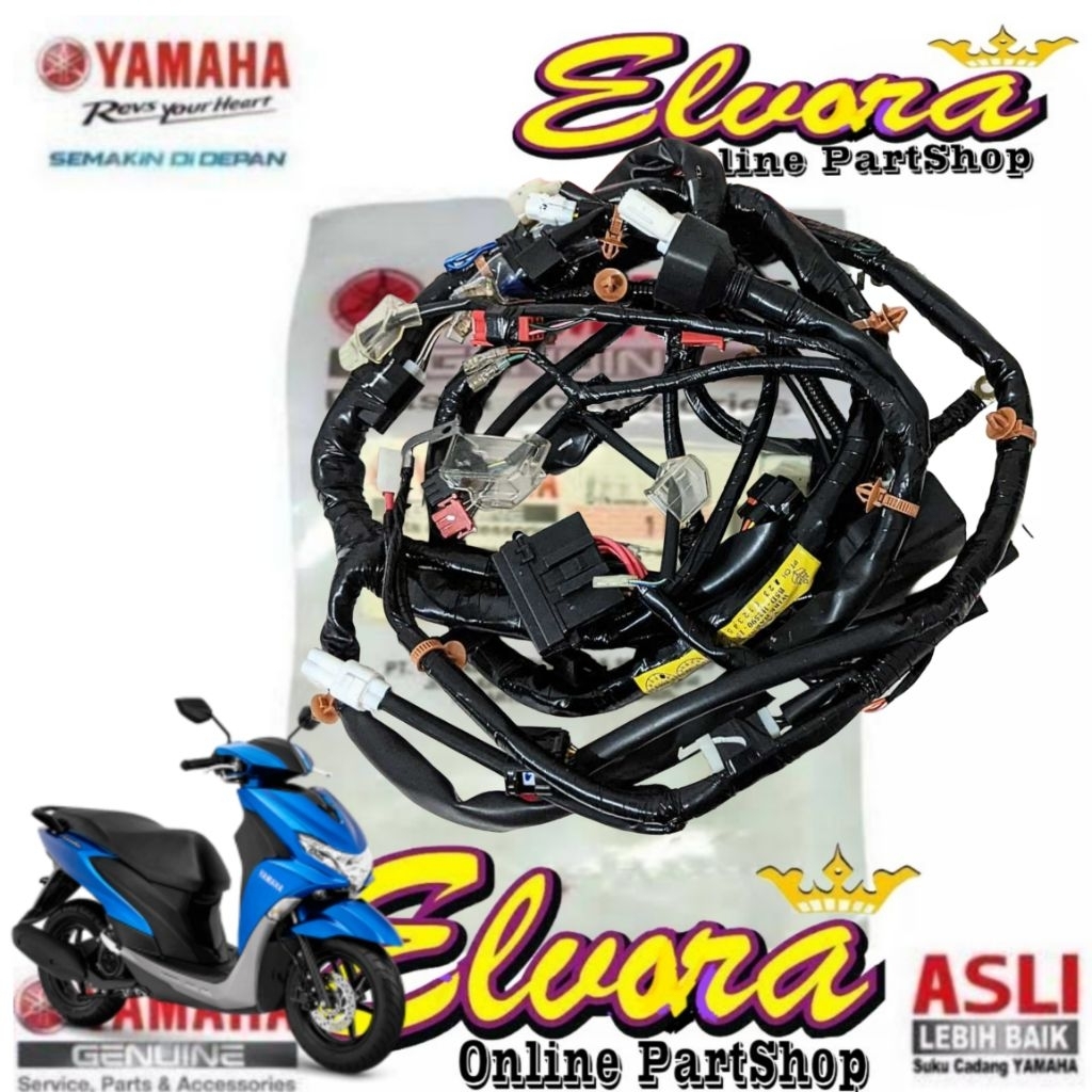 Kabel Body Freego Free Go Wire Harness Original Asli Yamaha B5D-H2590-00