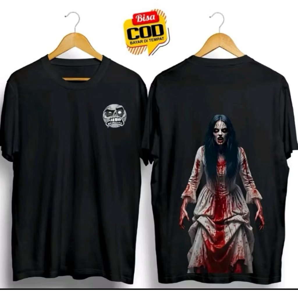 KAOS-TSHIRT HANTU SERAM BERDARAH