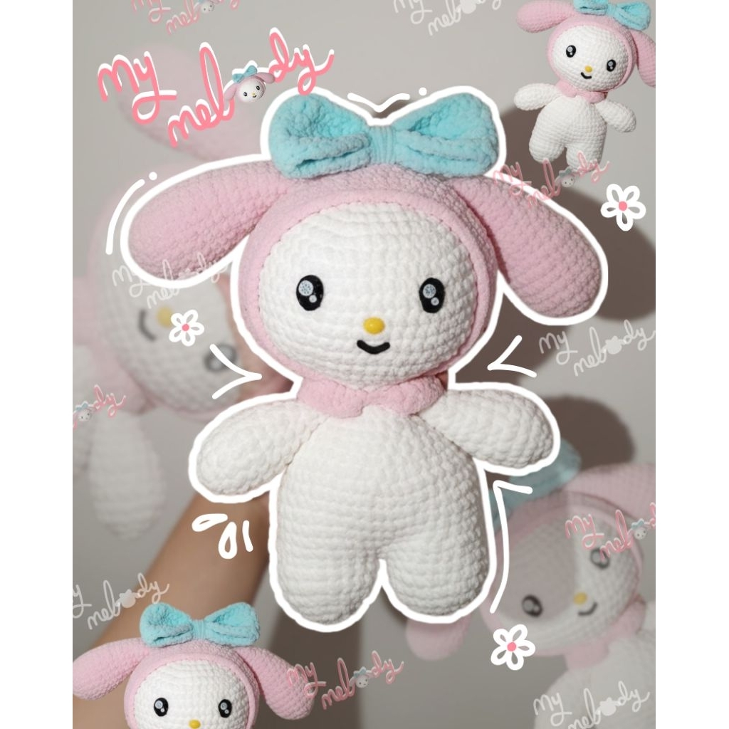 Boneka Rajut Besar Lucu