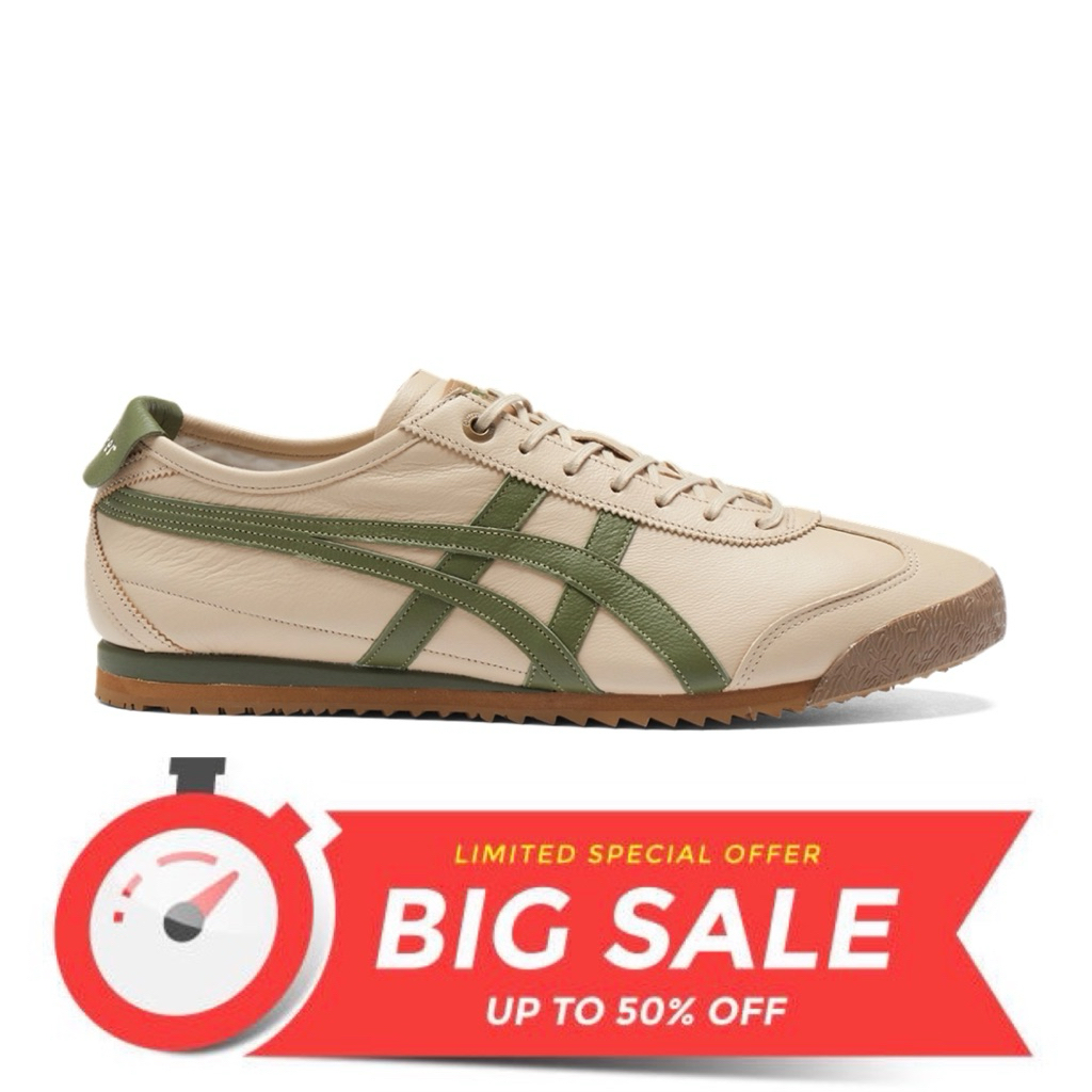 Sepatu Sneakers 100% Authentic Onitsuka Tiger Super Deluxe beige Green