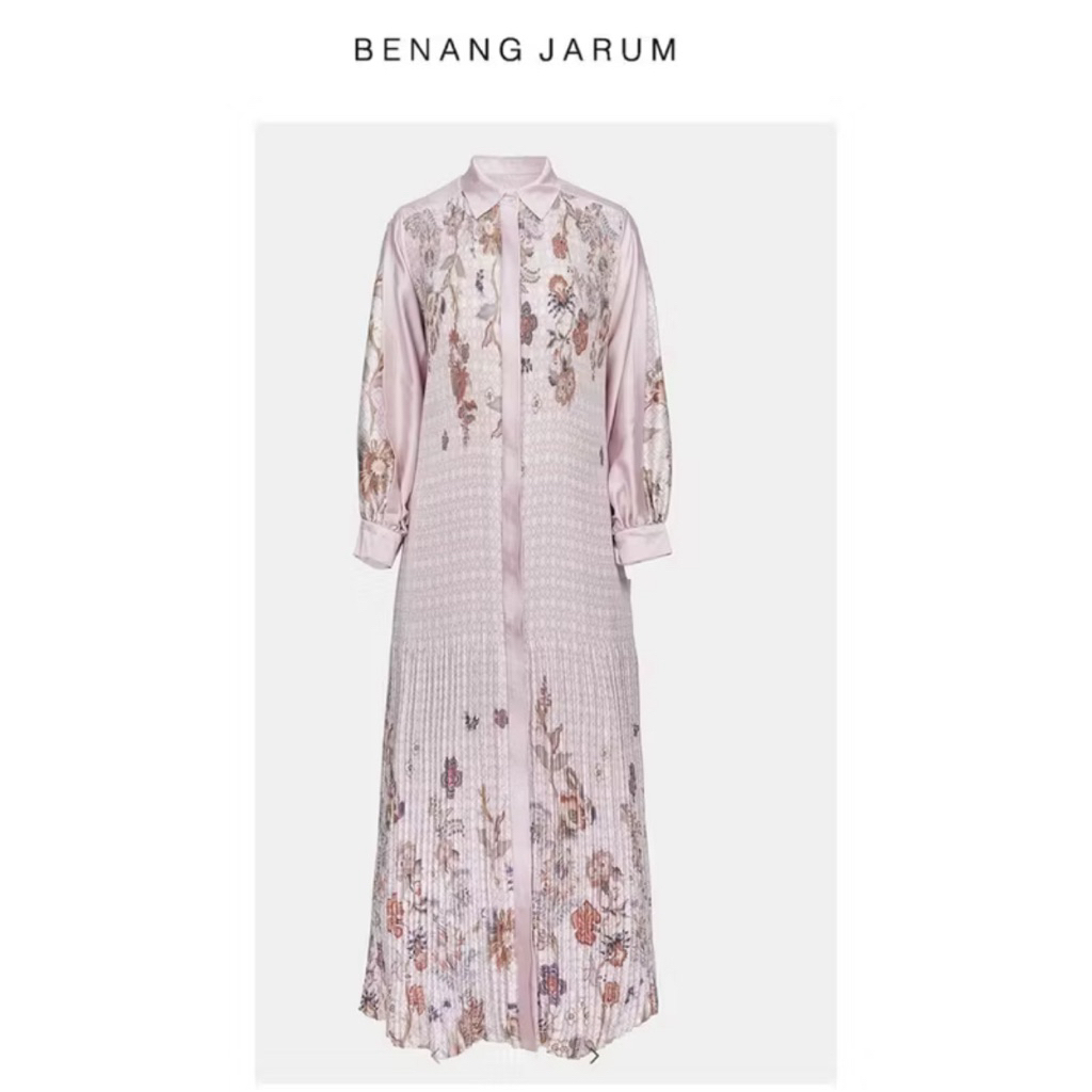 Benang Jarum Festive Finesse Pleated Dress