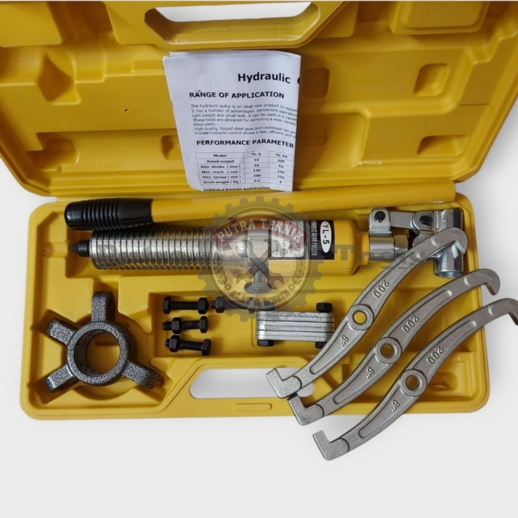 Treker Hydraulic 5 Ton Treker Bearing Puller Hidrolik Bering Kaki 3