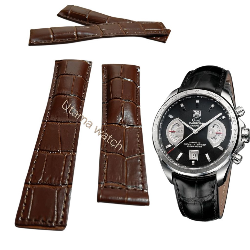 Tali Jam Tag Heuer Strap Jam Tag Heuer Kulit Jam Tangan Tag Heuer