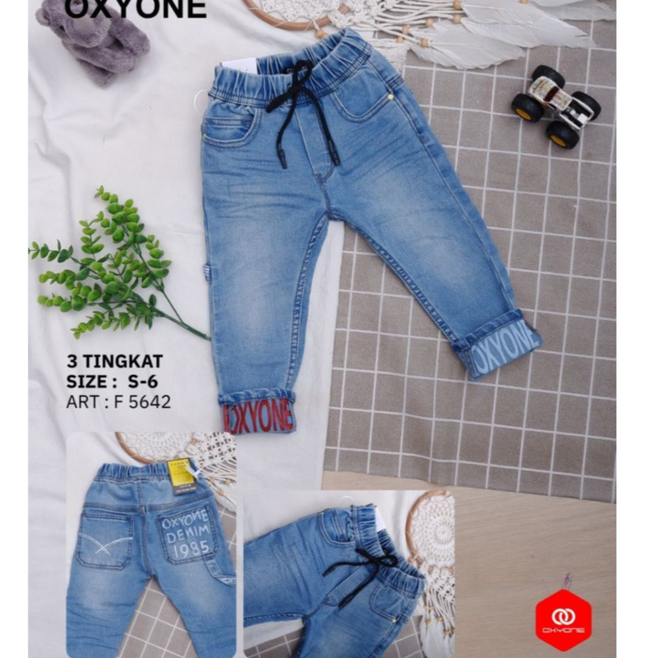OXYONE F-5642 CELANA JEANS PANJANG ANAK COWOK SIZE 1-7 TAHUN
