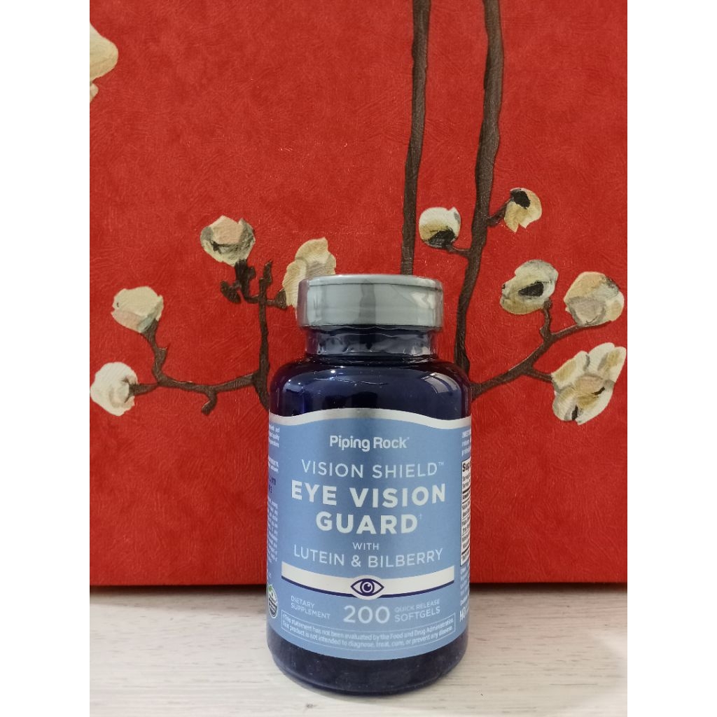 Pipingrock Vision Shield Eye Guard lutein bilberry 200 softgel