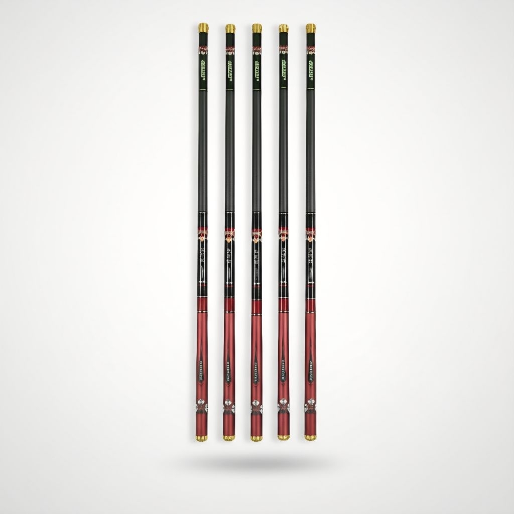 Joran Tegek Hubenjiang Ruas Pendek 360 450 540 | Carbon Super Kaku Kuat Ringan Master Pancing