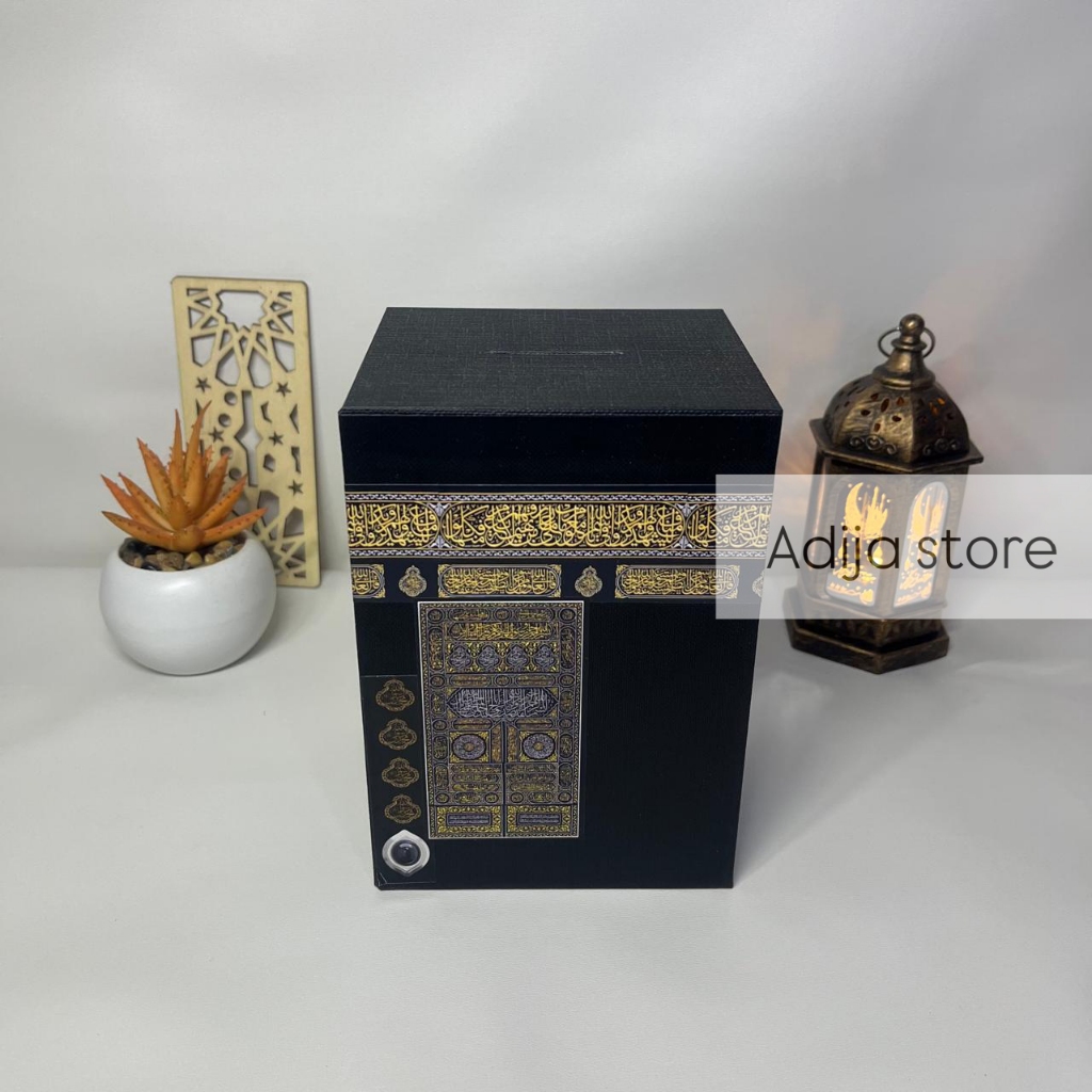 celengan kabah ka'bah kecil tanpa kunci