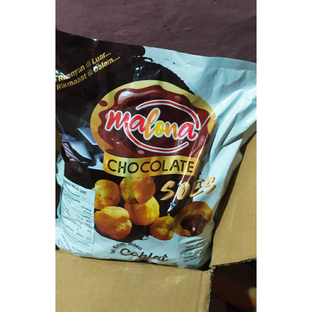 Malona Soes Kering Variant Coklat 500gr 1000gr