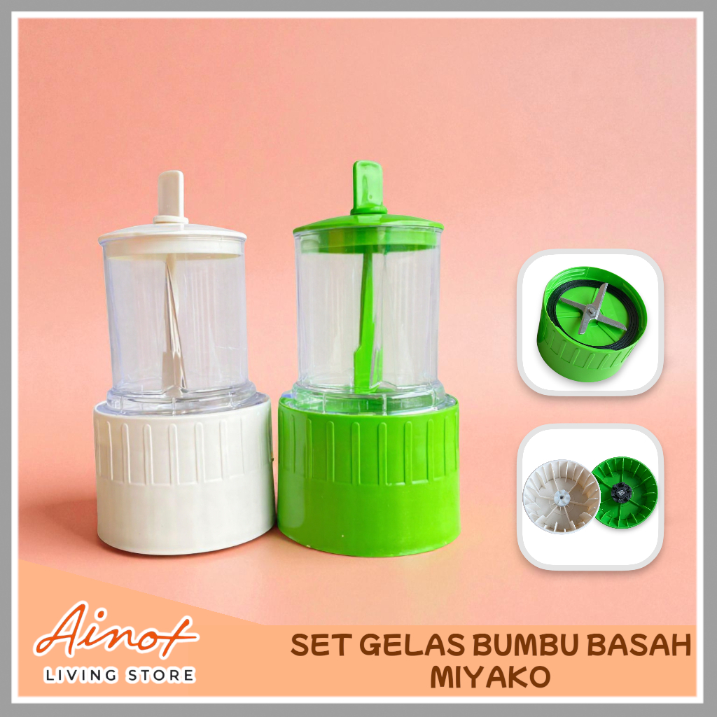 [ALS] SET Gelas Bumbu Basah Blender Miyako Set Choper Bumbu Blender Miyako BL 101 BL 102 BL 301 BL 1