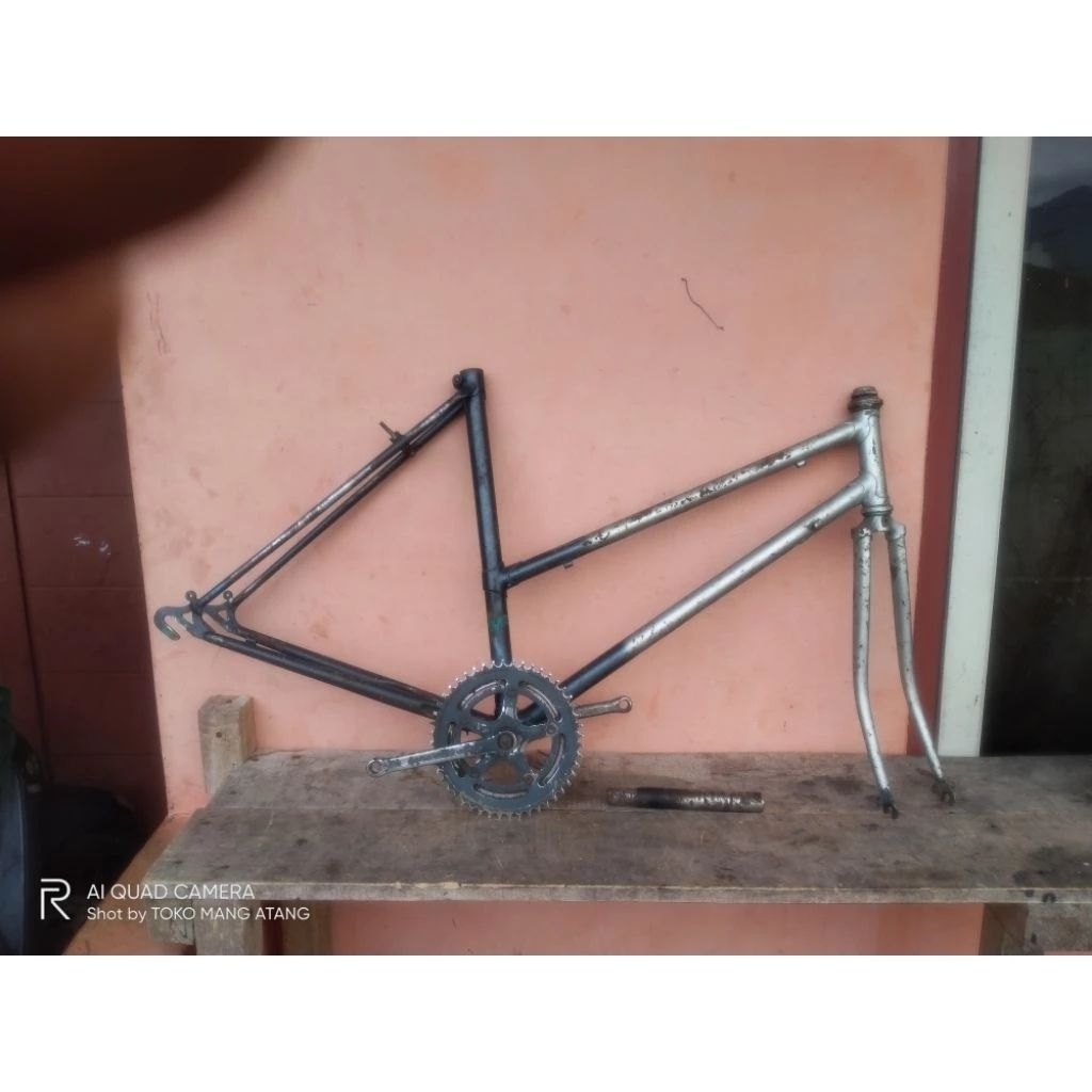 Frame Fork Sepeda Federal EMERALD 700C SIZE 19.5" ORIGINAL Include CRANK dan Seatpost murah asli fed