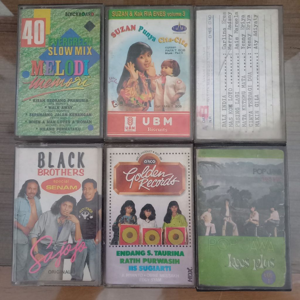 Kaset Pita Top Lagu Indonesia / Cassette Tape Top Lagu Indonesia / Lagu Lawas Indonesia / Top Lagu L