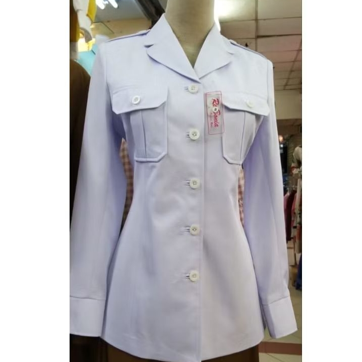 Atasan kemeja putih Rebonia ASN perempuan