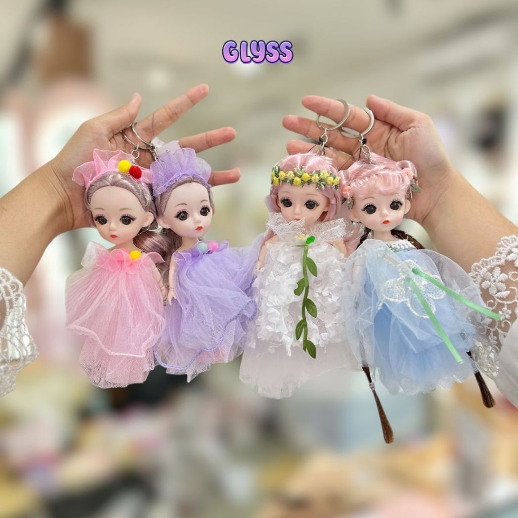 barbie - GLYSS Ganci Barbie / Gantungan kunci boneka barbie