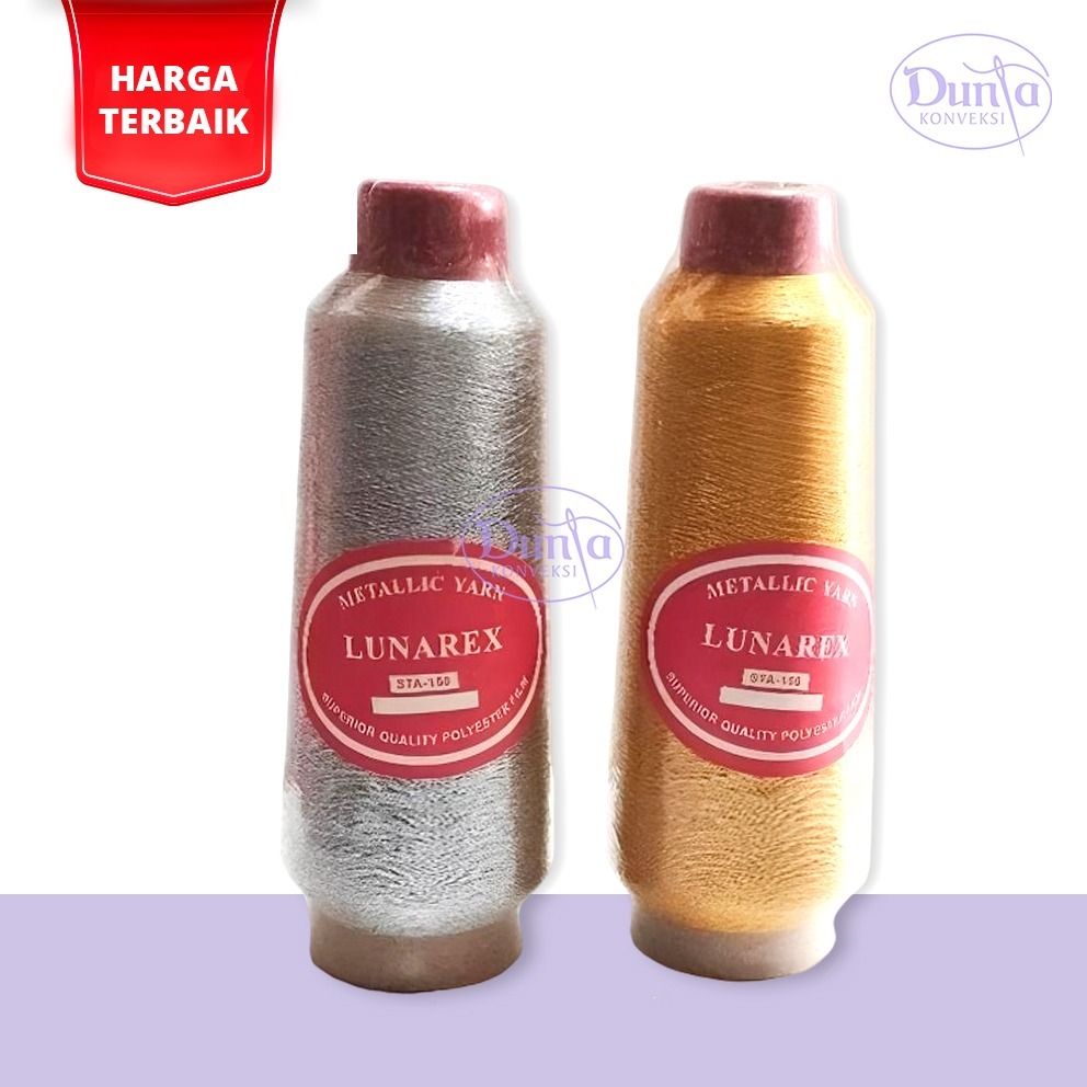 Benang Bordir Lunarex/ Benang Metalik Lunarex