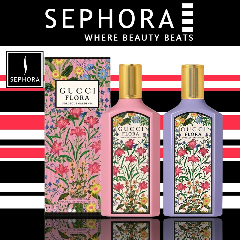 100% Original -  Gucci Flora Gorgeous Gardenia Pink FLOWER NEW Eau De Parfum EDP 100ml / Flora Gorge