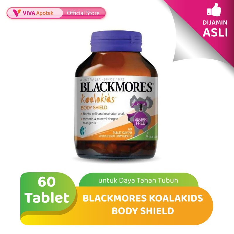 Blackmores Kids Body Shield Multivitamin Anak (60 Tablet)