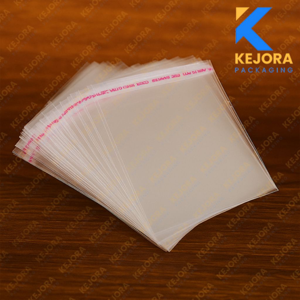 OPP Lem Kecil / Plastik Bungkus Jajan isi 100 Pcs Plastik Sepatu Baju Laundry
