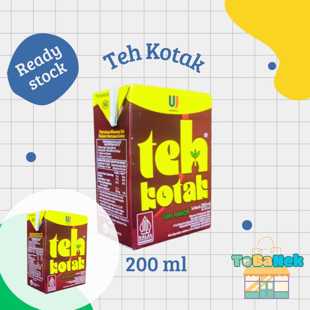 Teh Kotak 200ml 1 Dus Teh Kotak Ultra Jaya