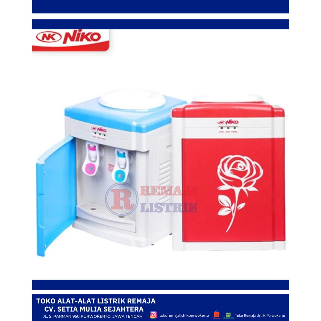 Dispenser Galon Atas + Tutup Niko 8WD