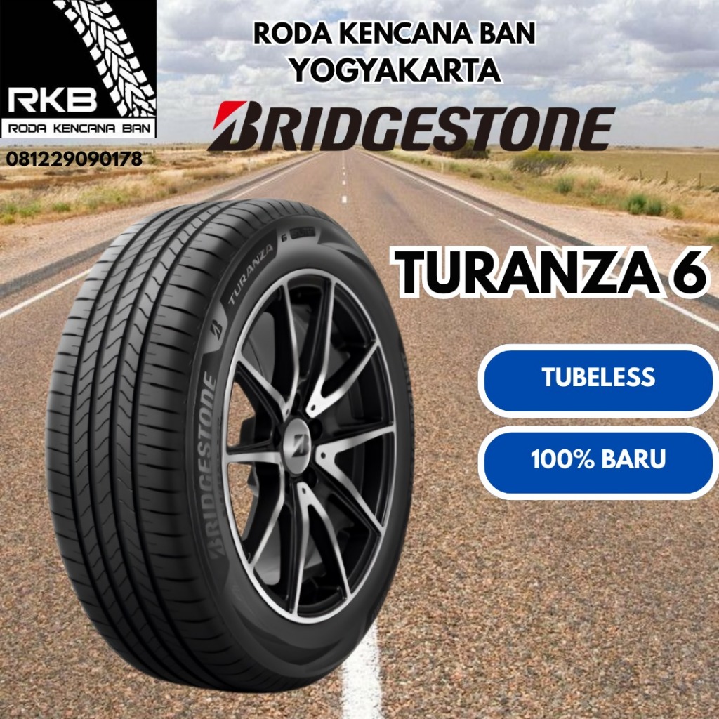Bridgestone Turanza 6 Ukuran 185/55 R15 - Ban Mobil