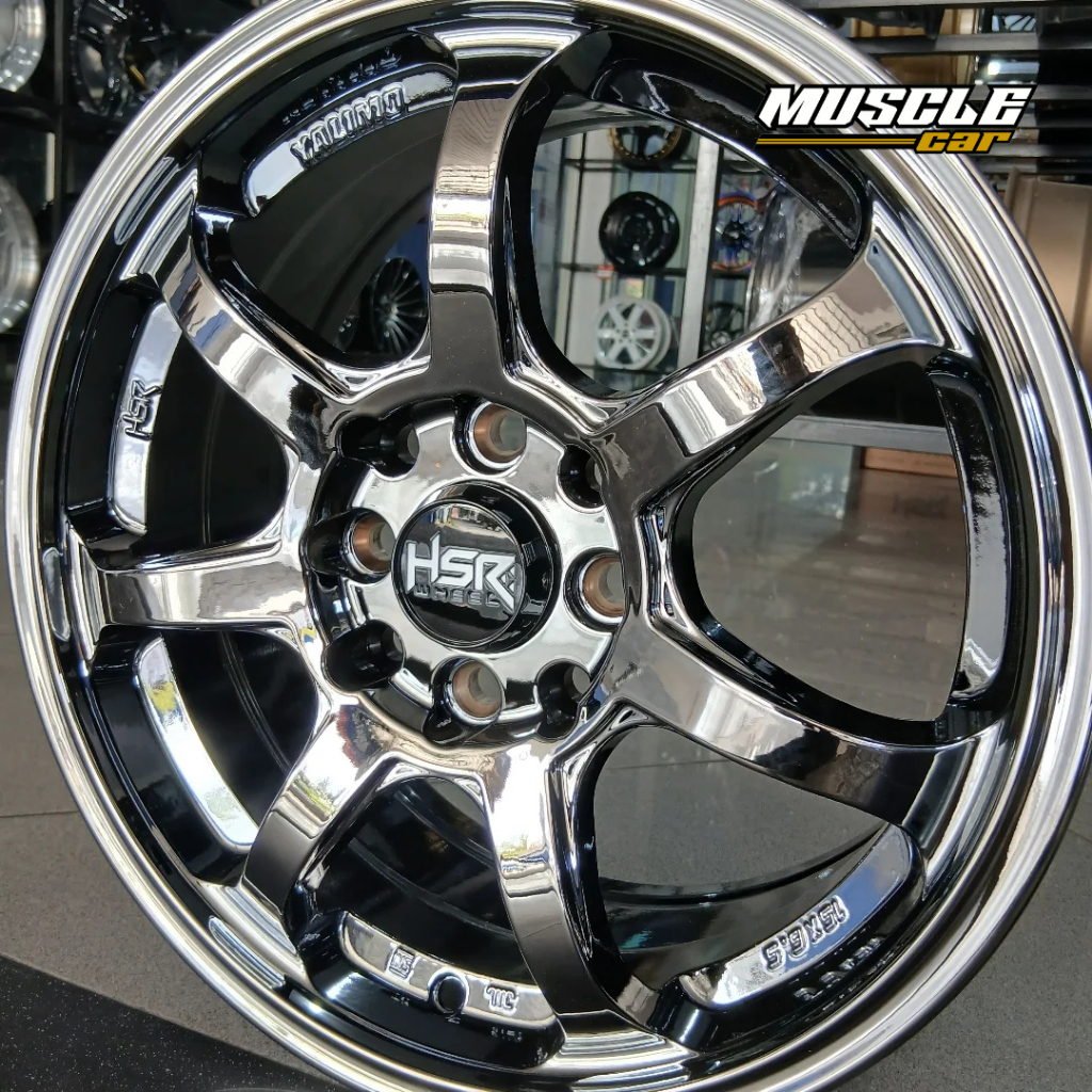 velg mobil avanza xenia ring 15 baut 4 BLACK CHROME untuk mobil avanza xenia kijang brio agya calya 