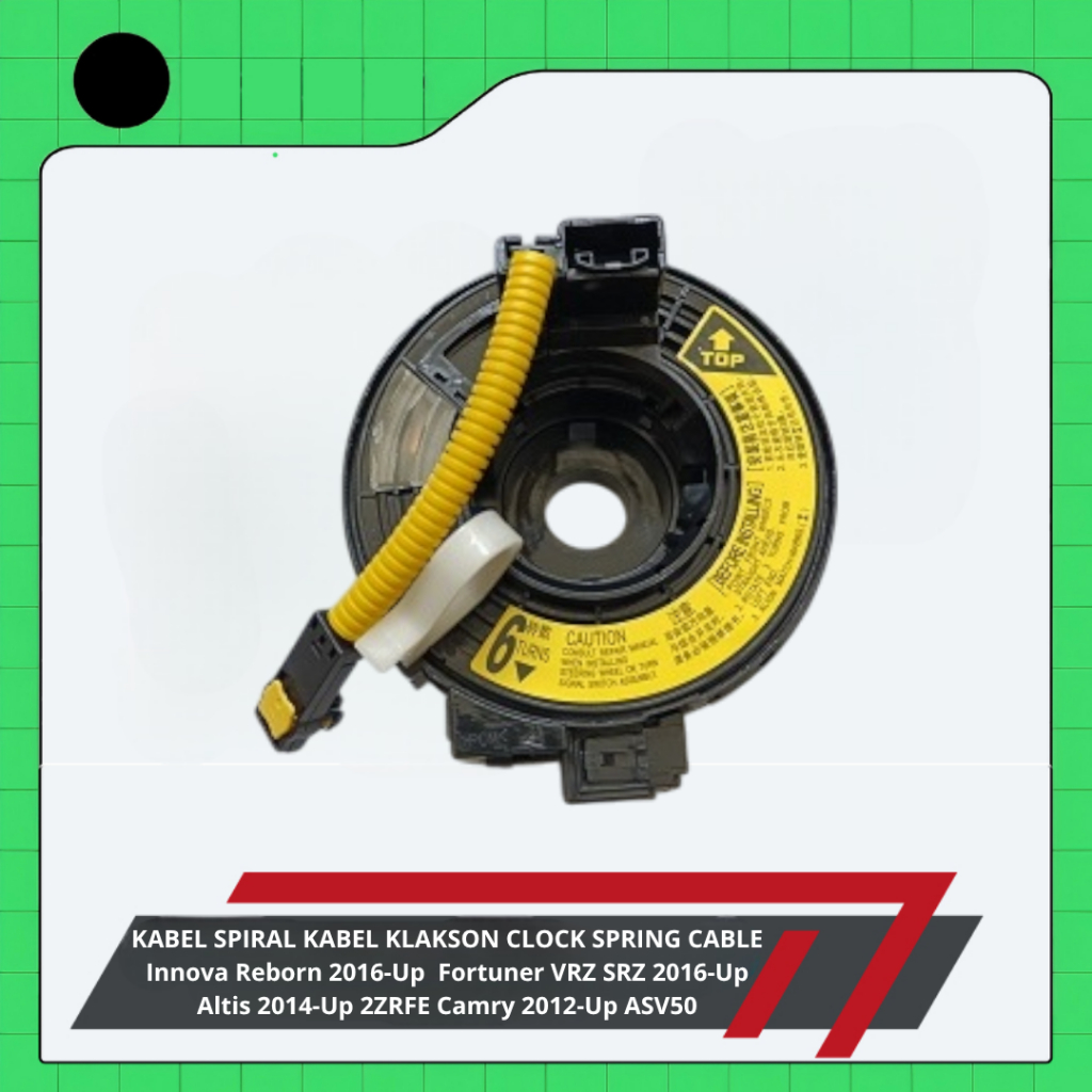 KABEL SPIRAL KABEL KLAKSON CLOCK SPRING CABLE Innova Reborn 2016-Up  Fortuner VRZ SRZ 2016-Up  Altis