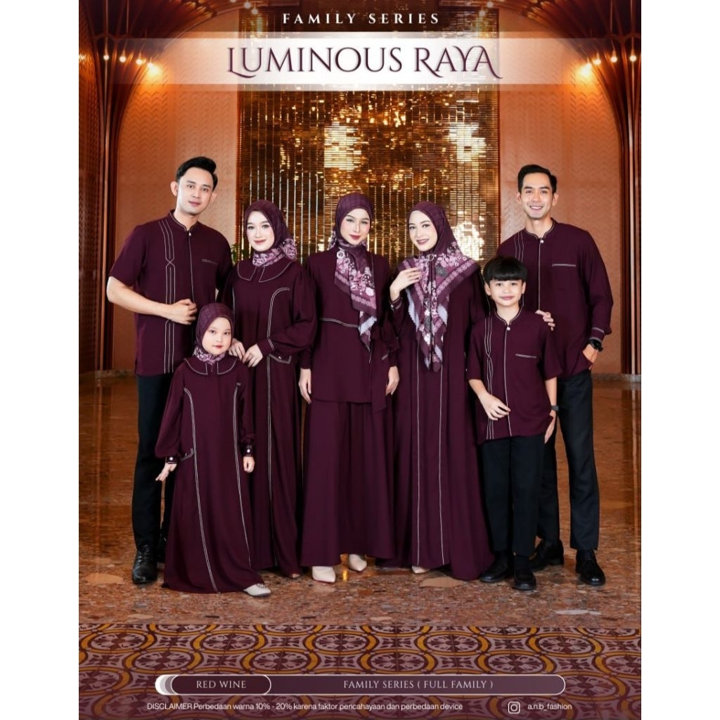 PO‼️[ORDER VIA CHAT-JANGAN CHECK OUT] Sarimbit Keluarga Lebaran Idul Fitri 2026 Luminous Louminous R