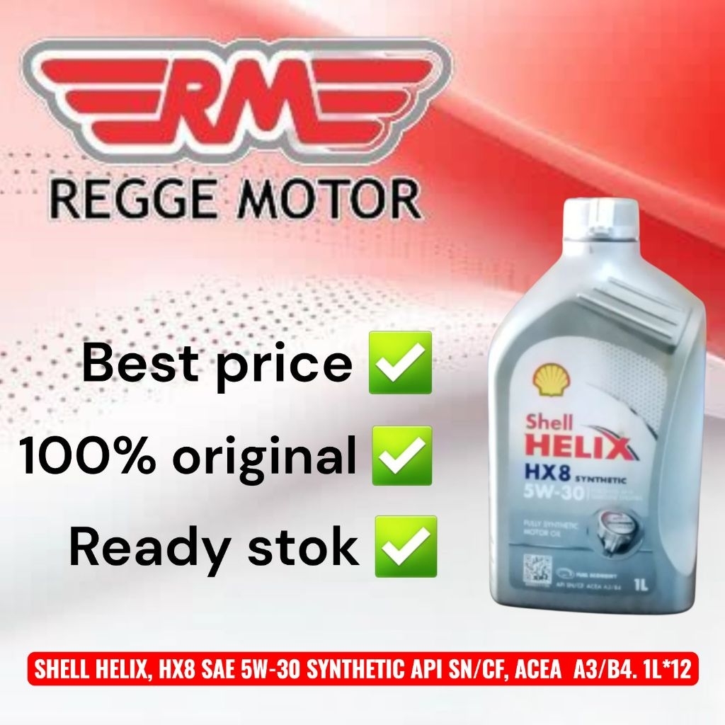 SHELL HELIX HX8 5W30 1 LITER