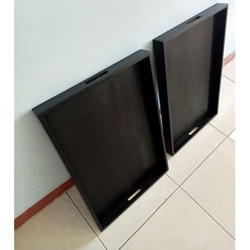 Nampan hitam/Nampan full kayu