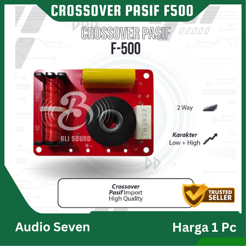 CROSSOVER PASIF AUDIO SEVEN F 500 F500 CROSSOVER 2 WAY ORIGINAL
