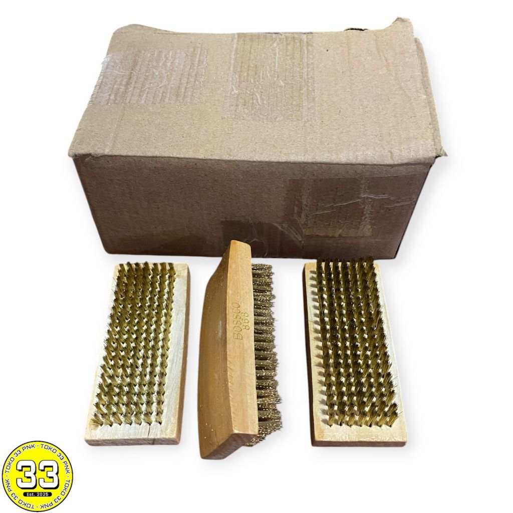 KAWAT EMAS KUNINGAN / TEMBAGA / SIKAT LANTAI / SIKAT TANGAN BAHAN TEMBAGA BERKUALITAS (1 LUSIN 12 PC