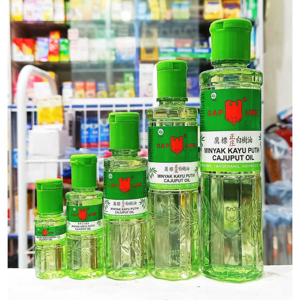 [GROSIR] MINYAK KAYU PUTIH (CAP LANG 15, 30, 60 & 120ML) ISI 3 BOTOL - MEREDAKAN MASUK ANGIN
