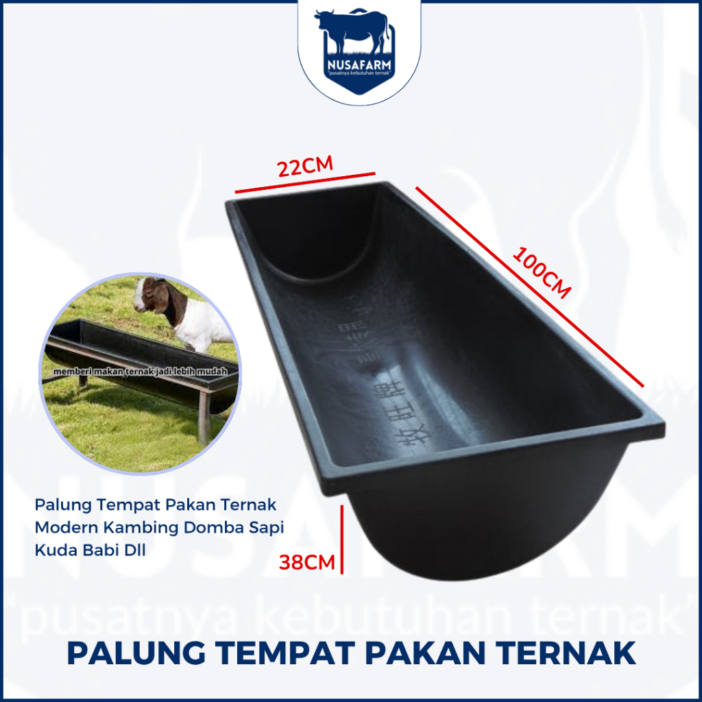Jual Tempat Pakan Ternak Palung Tempat Pakan Ternak Modern Kambing Domba Sapi Kuda Babi Berkualitas