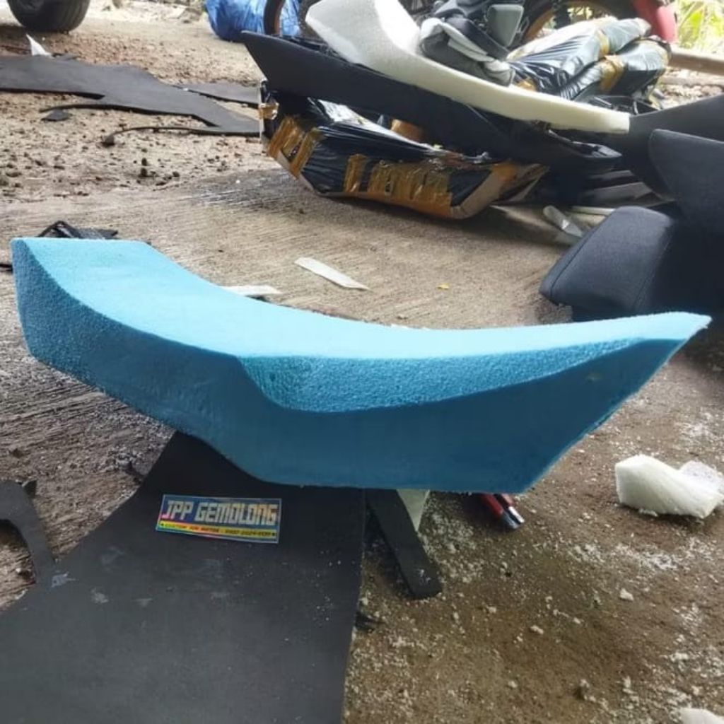 Spon jok prahu rx king coak paha custom - Busa biru jok rx king perahu coak paha