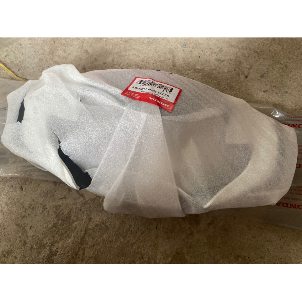 Cover batok lampu depan supra x125 X 125 cakram model visor original ahm honda 53205-kph-700fmx puti