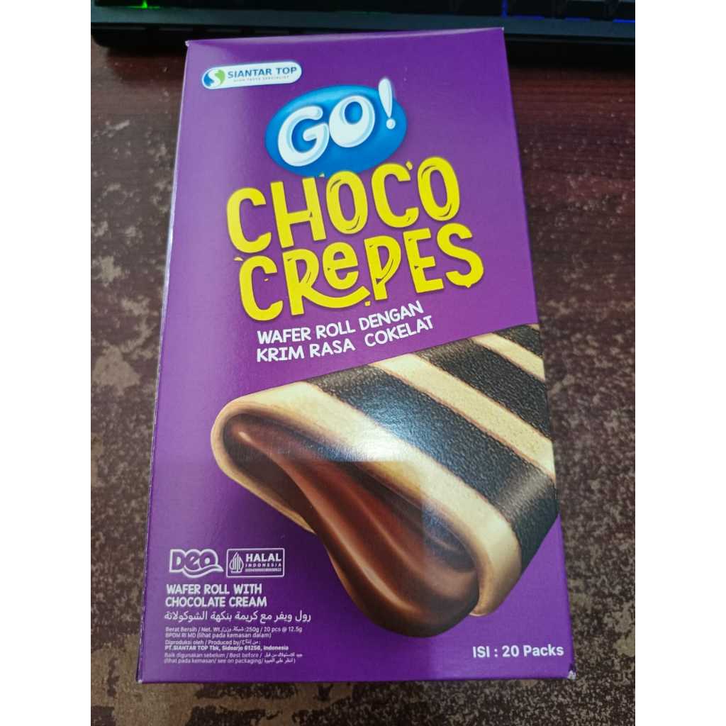 Go Choco Crepes | Isi 20 Pcs | Siantar Top