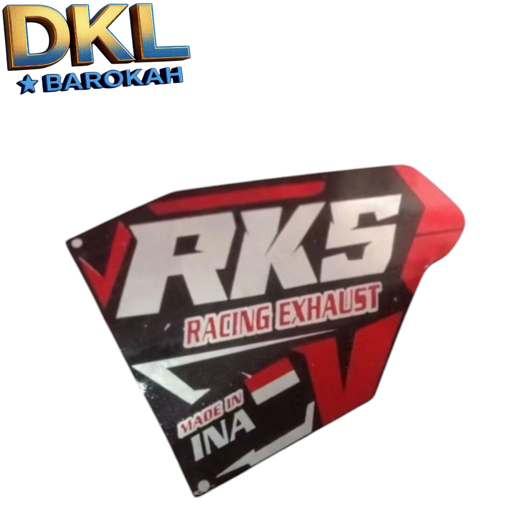EMBLEM KNALPOT RKS RACING