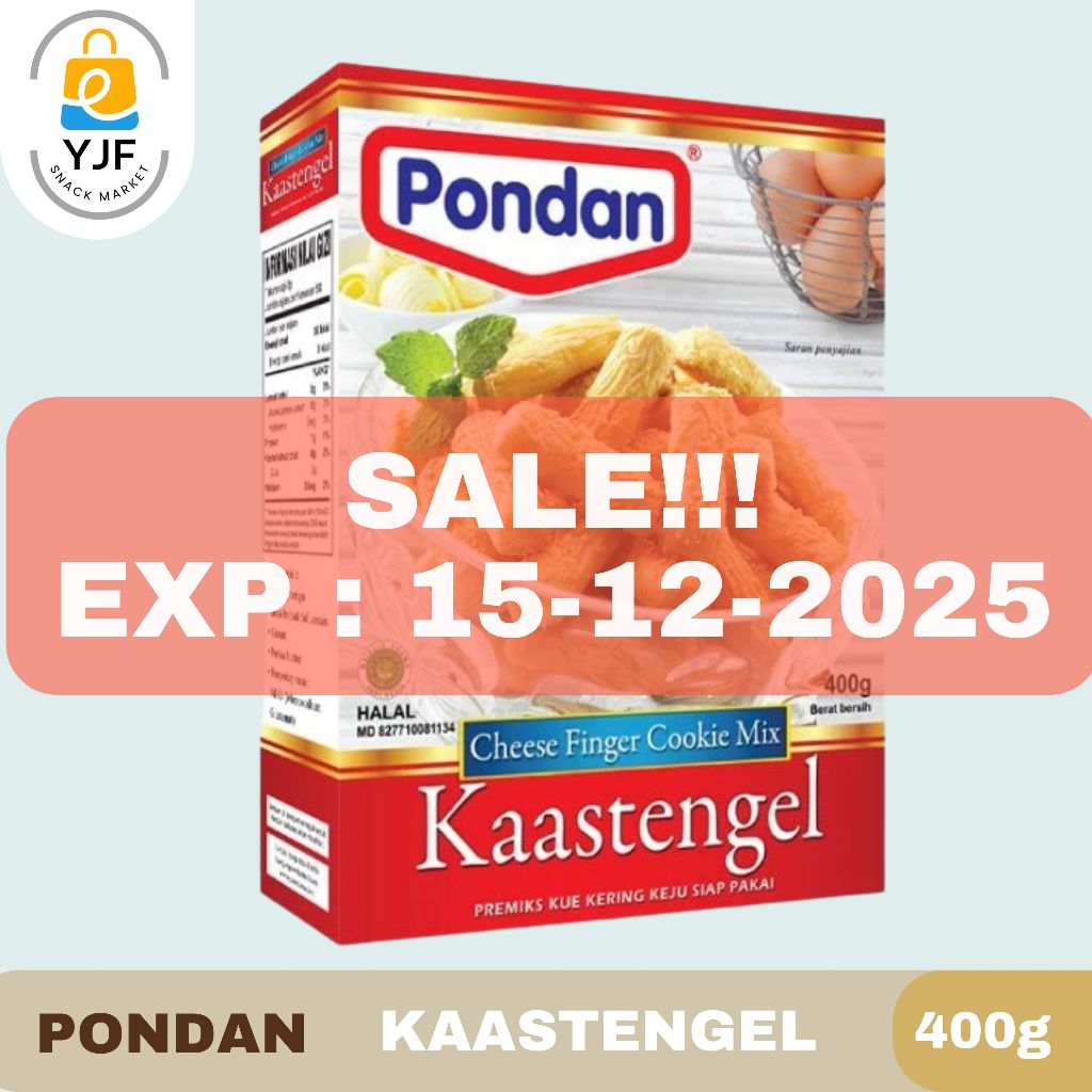 Pondan Premiks Kue Kering Nastar / Kastengel Tepung Instan / Premix Cookie Nastar / Premix Cookie Ka