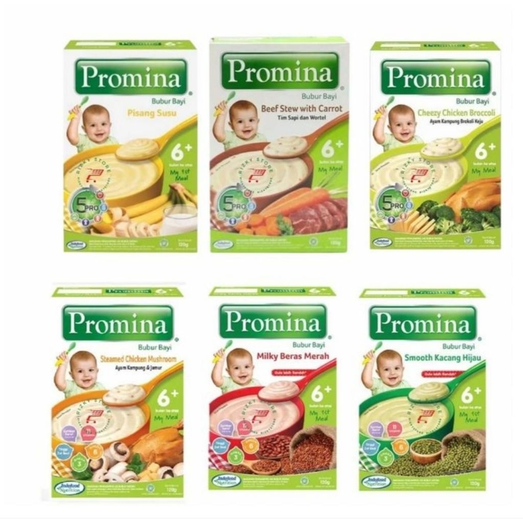 Promina Bubur Cereal 120gr / Promina Bubur Bayi