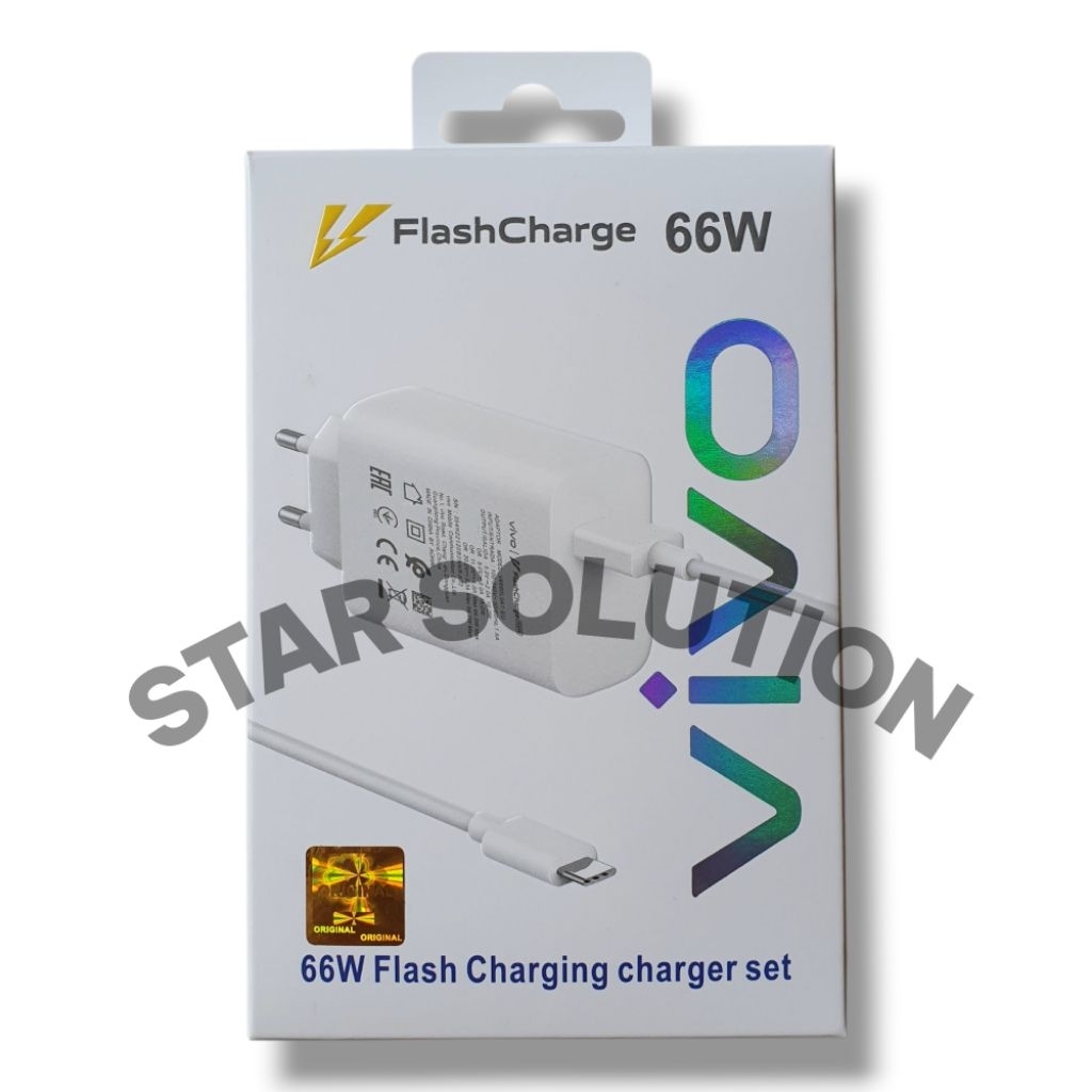 Charger VIVO 44Watt 66Watt Original 100%/Casan VIVO 44W 66W Original 100%