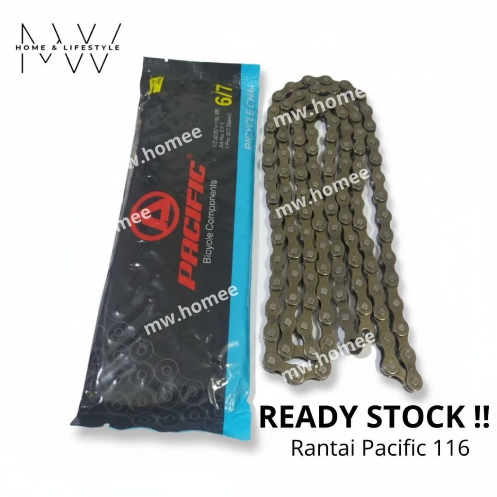 Rantai Sepeda Multi Speed (5/6/7 speed) / Rantai Pacific / Rantai Original Pacific / Rantai Pacific 