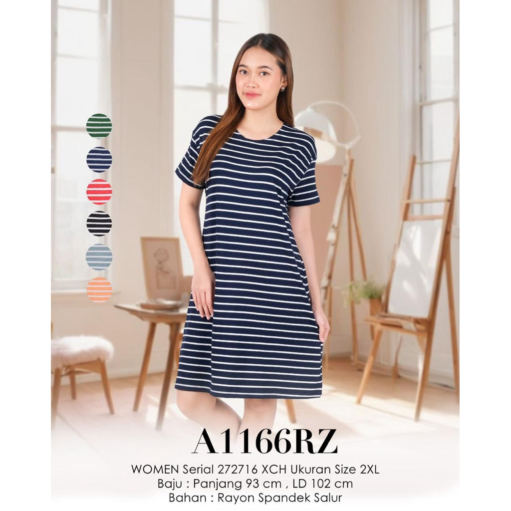 LEMONE Daster Rayon Spandek Salur L