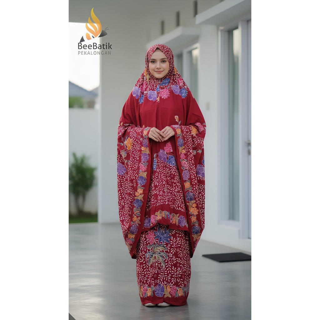 MUKENA ENCIM ORI BEE BATIK PEKALONGAN