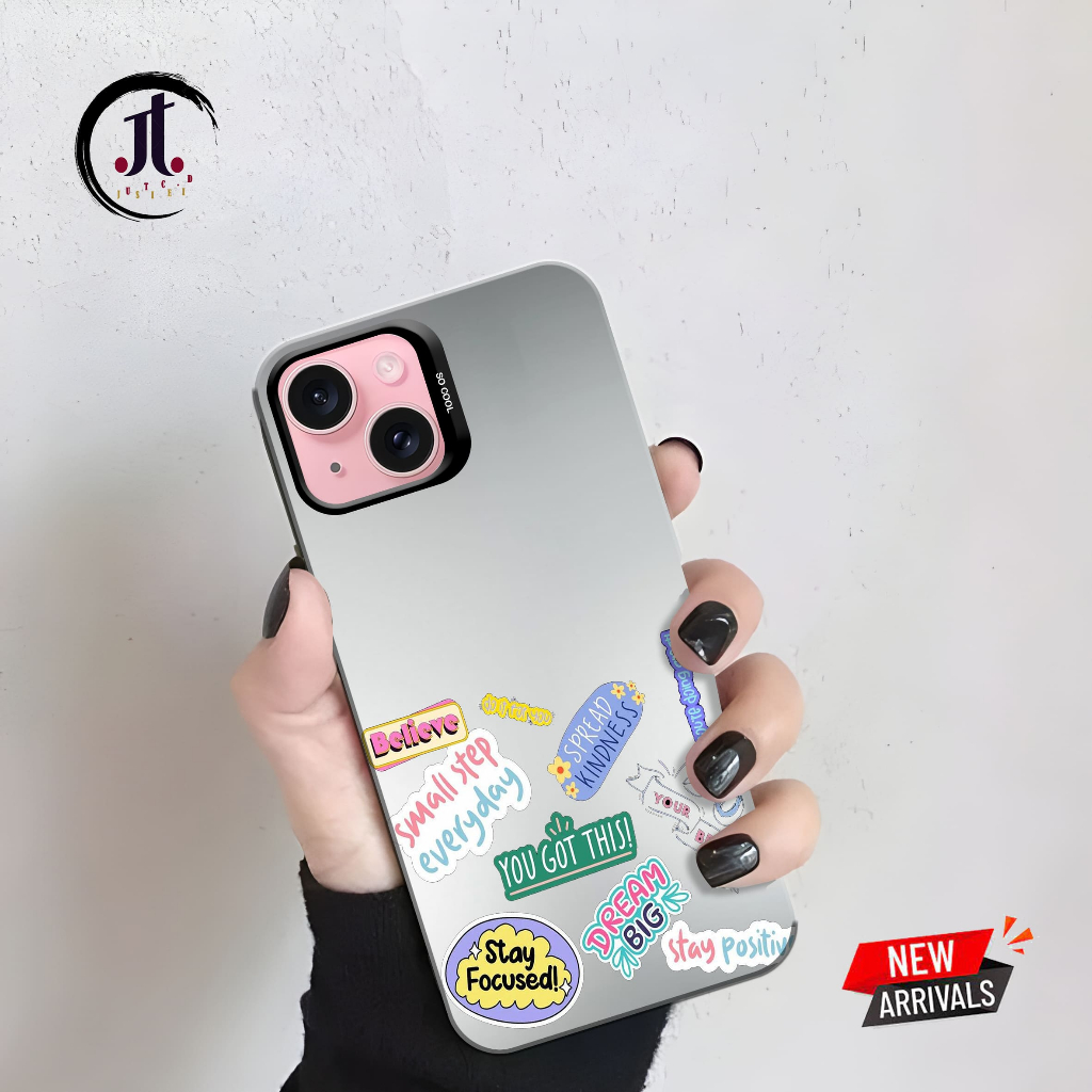 Justyce.id Softcase Casing IMD Black Ready For Hp VIVO Y12 Y12I Y17 Y15 - Case HP Silicone Hologram 