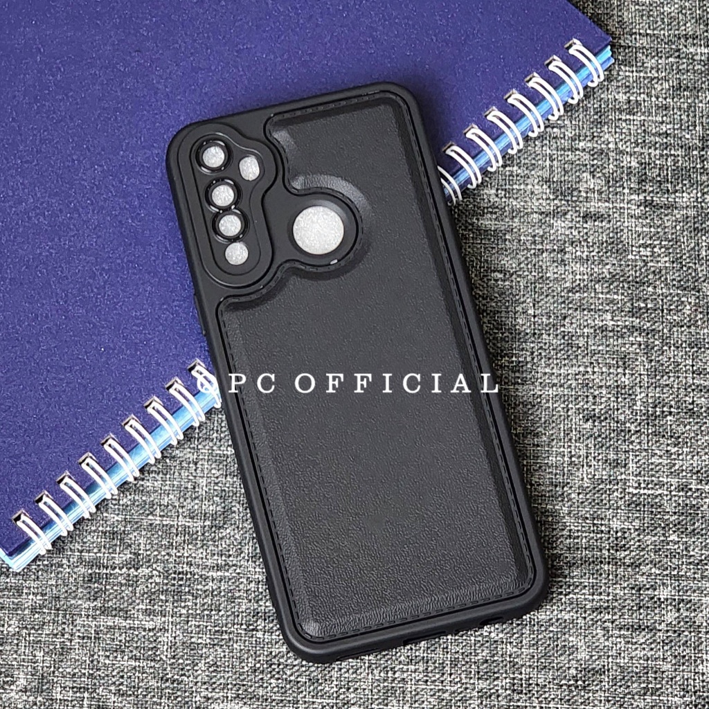 Realme 5 Realme 5S Realme 5I Case Leather Pro Kamera Black Realme 5 Realme 5S Realme 5I
