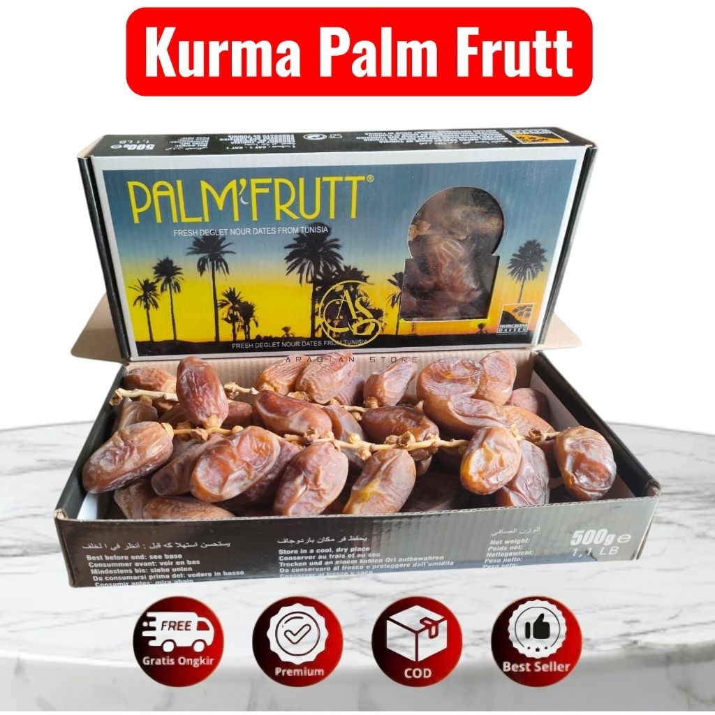 Kurma Tangkai Palm Fruit 500gram 100% ORIGINAL Kurma Tunisia Tangkai Palm Frutt 100% ORIGINAL 500gra