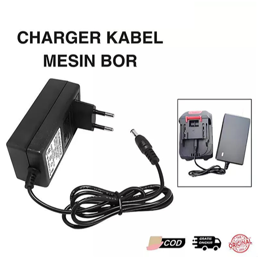 Charger Adaptor Baterai Jet Cleaner Cordless | Charger Baterei Semprotan Air Portable Adaptor charge