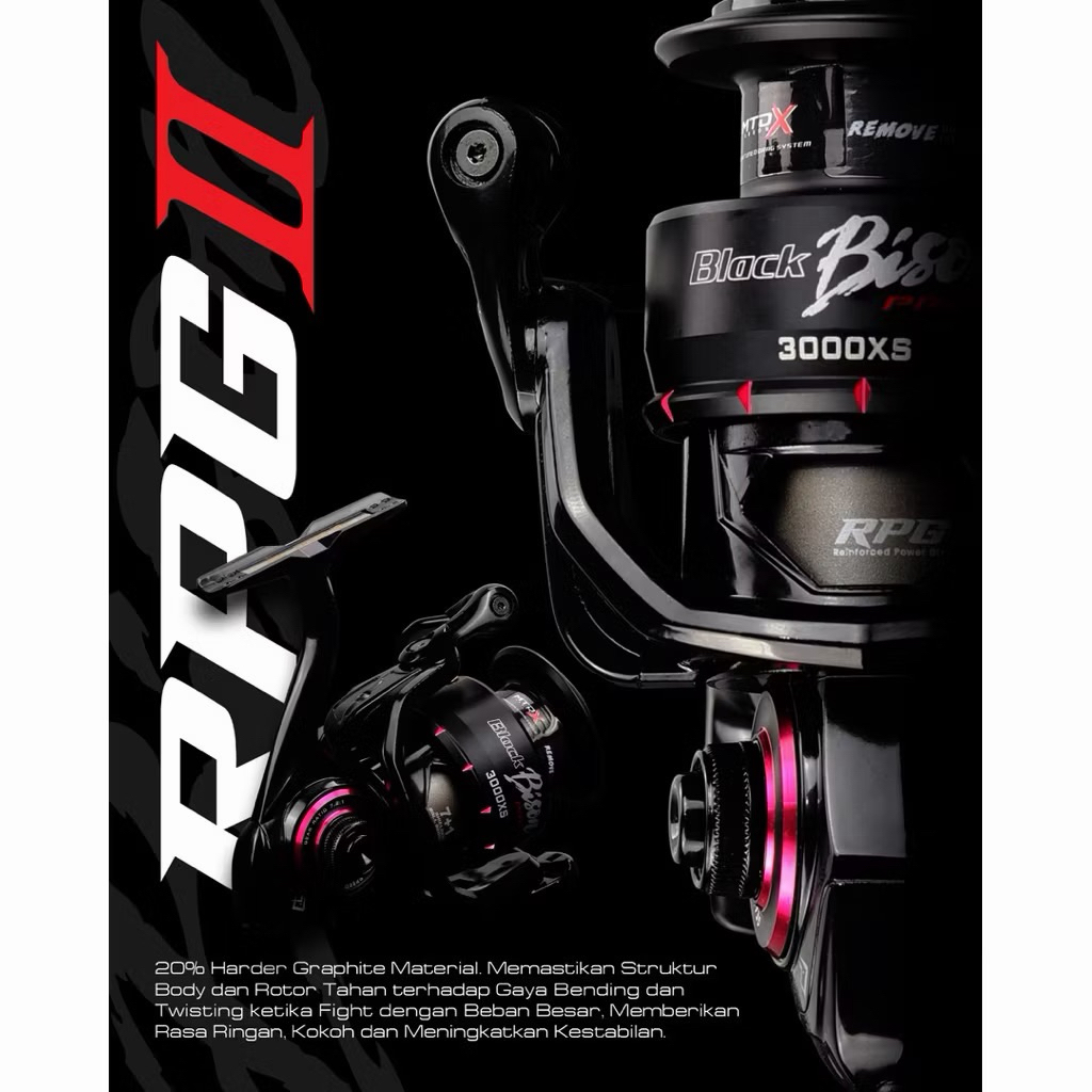 REEL PANCING DAIDO BLACK BISON PRO XS