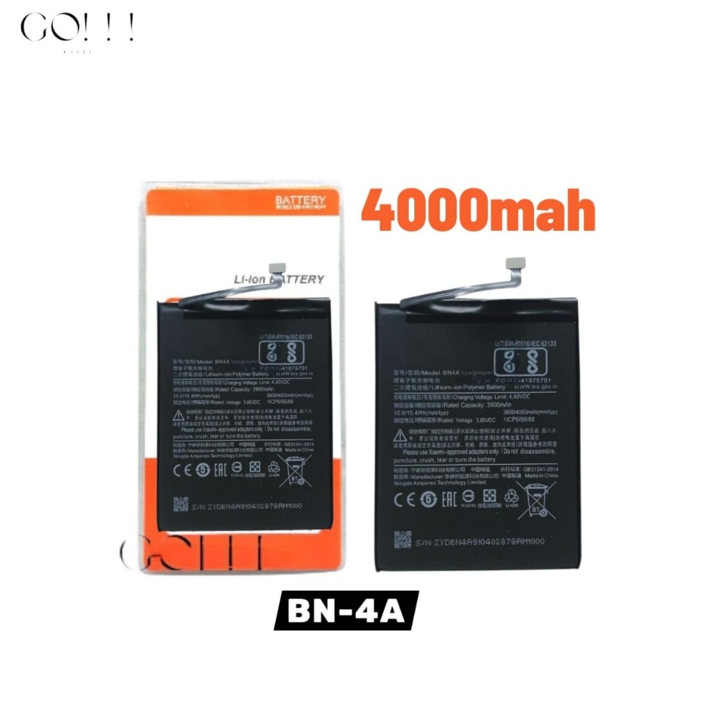 Baterai Batrei Batrai REDMI NOTE 7 - NOTE 7 PRO BN-4A Battery Batree Batre Ori